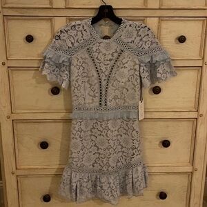 SAYLOR Julep Frock in Sky Blue, size XS New W/O Tags